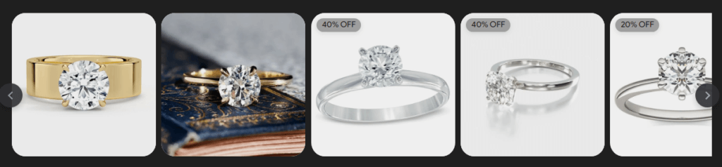 CoCarting engagement ring Wishlist builder