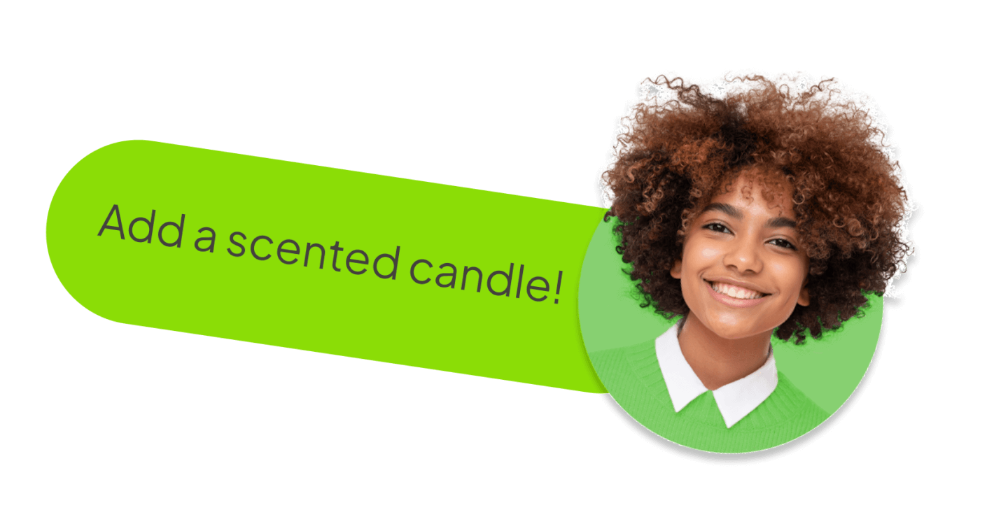 Add a scented candle to your wishlist.
